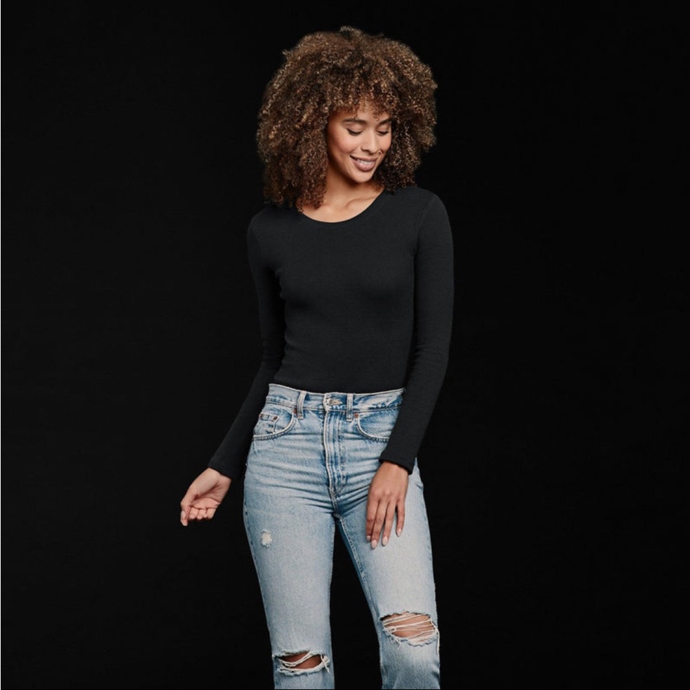 Nuuds Ribbed Crewneck Bodysuit